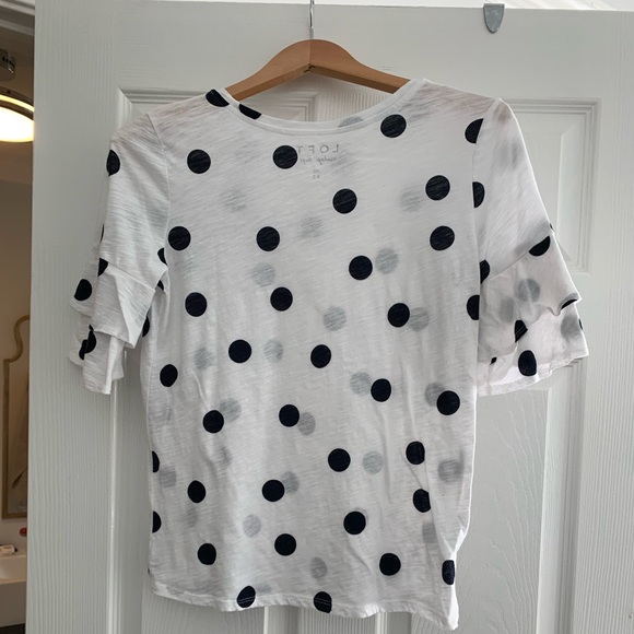 LOFT Polka Dot Top - Picture 5 of 9